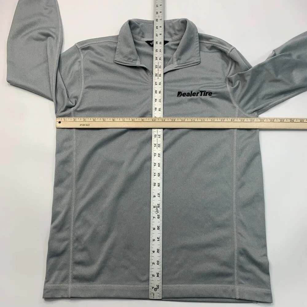 The North Face Sweatshirt Mens M Medium Gray Tech Fleece Lightweight Quarter Zip